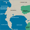 Map of tourist attractions in Cape Town